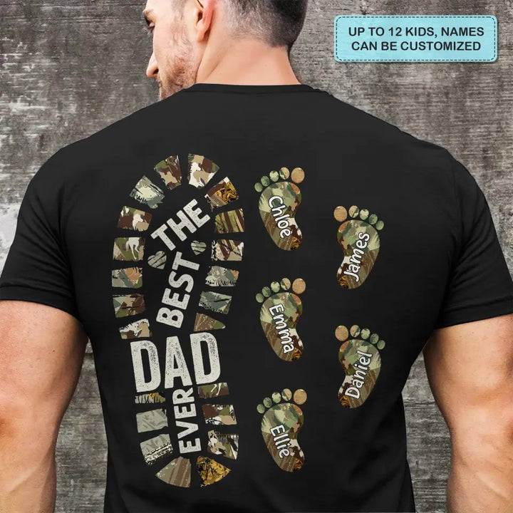 Personalized Custom T-shirt - Father's Day, Birthday Gift For Dad, Grandpa - The Best Papa Ever