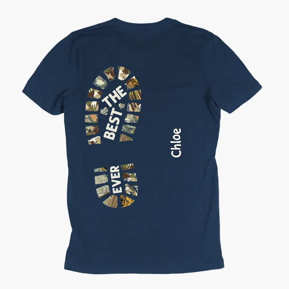 Personalized Custom T-shirt - Father's Day, Birthday Gift For Dad, Grandpa - The Best Papa Ever