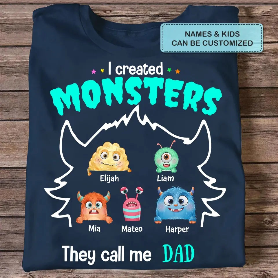 Personalized Custom T-shirt - Birthday, Father's Day Gift For Dad - They Call Me Dad