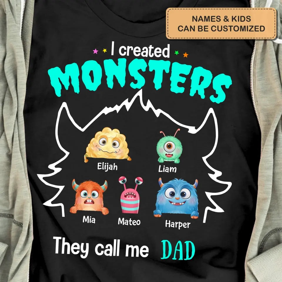 Personalized Custom T-shirt - Birthday, Father's Day Gift For Dad - They Call Me Dad