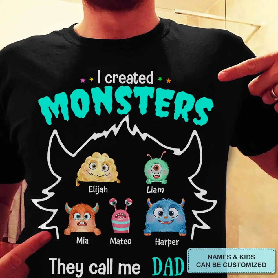 Personalized Custom T-shirt - Birthday, Father's Day Gift For Dad - They Call Me Dad