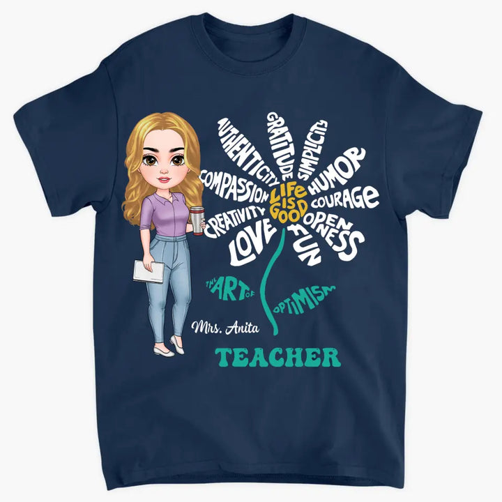Personalized Custom T-shirt - Teacher's Day, Birthday Gift For Teacher - Life Is Good