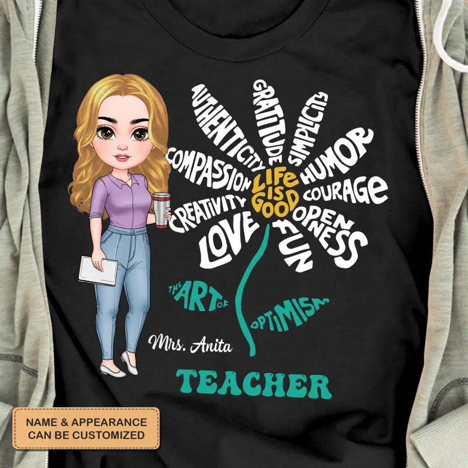 Personalized Custom T-shirt - Teacher's Day, Birthday Gift For Teacher - Life Is Good
