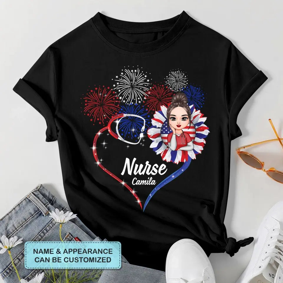 Personalized Custom T-shirt - Birthday, Nurse's Day For Nurse - Nurse Independence Day
