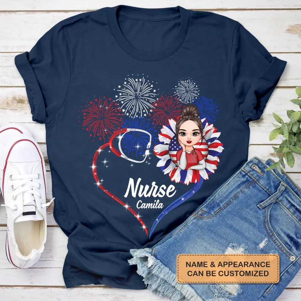 Personalized Custom T-shirt - Birthday, Nurse's Day For Nurse - Nurse Independence Day