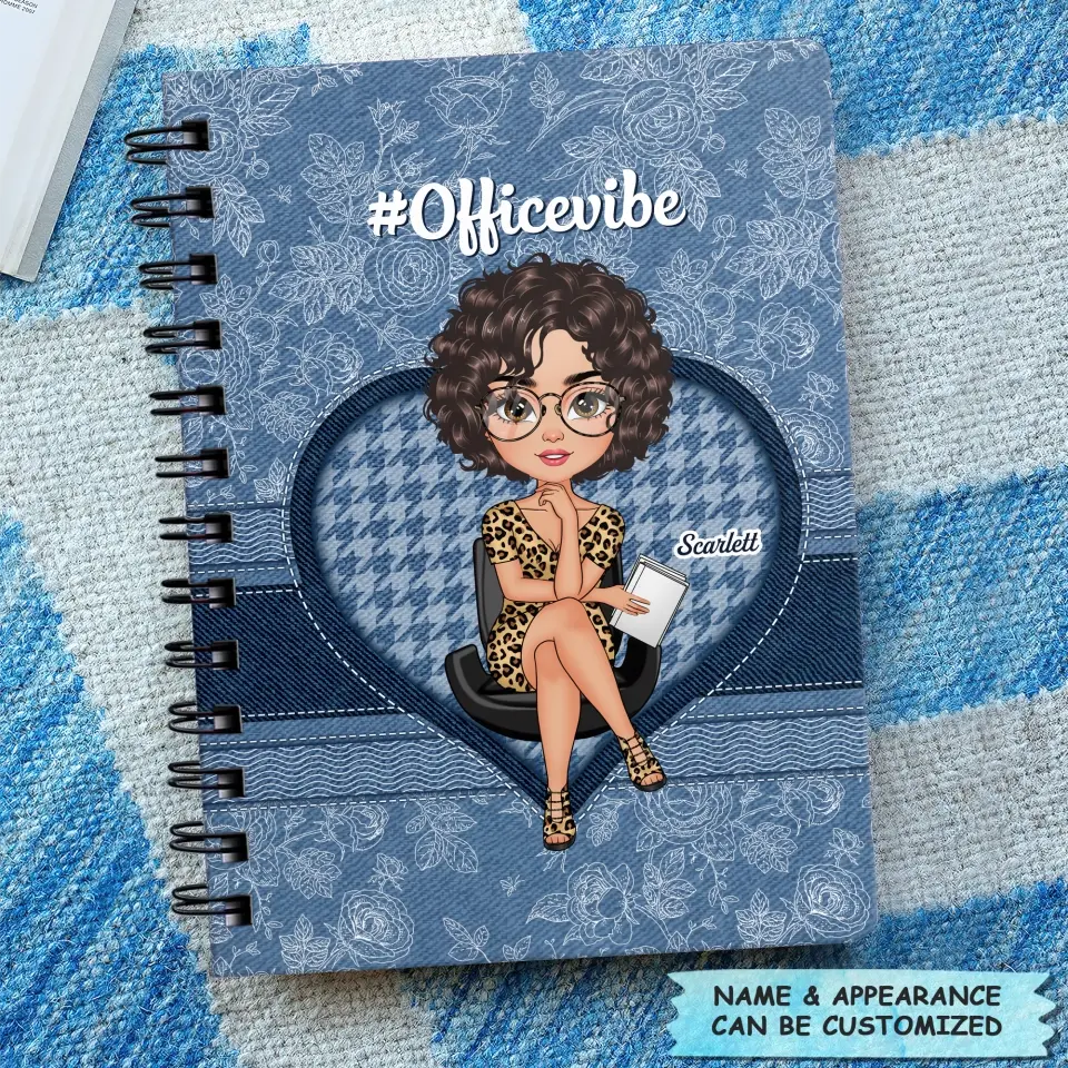 Personalized Spiral Journal - Birthday Gift For Office Staff - Humble As Ever ARND018