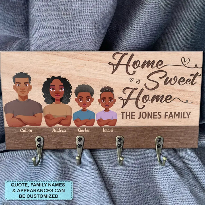 Personalized Custom Key Holder - Mother's Day, Father's Day, Birthday Gift For Mom, Dad, Family Member - This Is Us