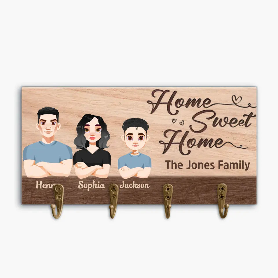 Personalized Custom Key Holder - Mother's Day, Father's Day, Birthday Gift For Mom, Dad, Family Member - This Is Us