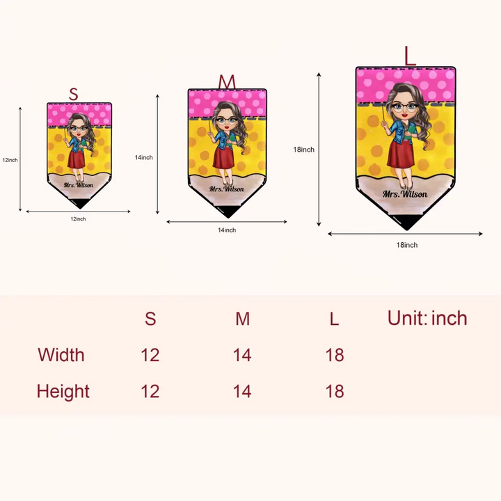 Personalized Custom Door Sign - Welcoming, Birthday, Teacher's Day Gift For Teacher - My Classroom