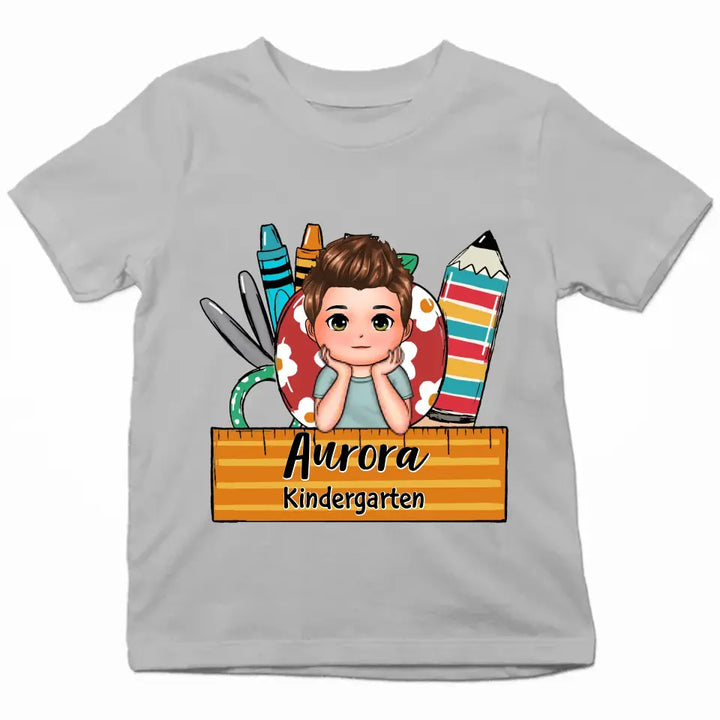 Personalized Custom T-shirt - Birthday, Back To School Gift For Kid - Back To School
