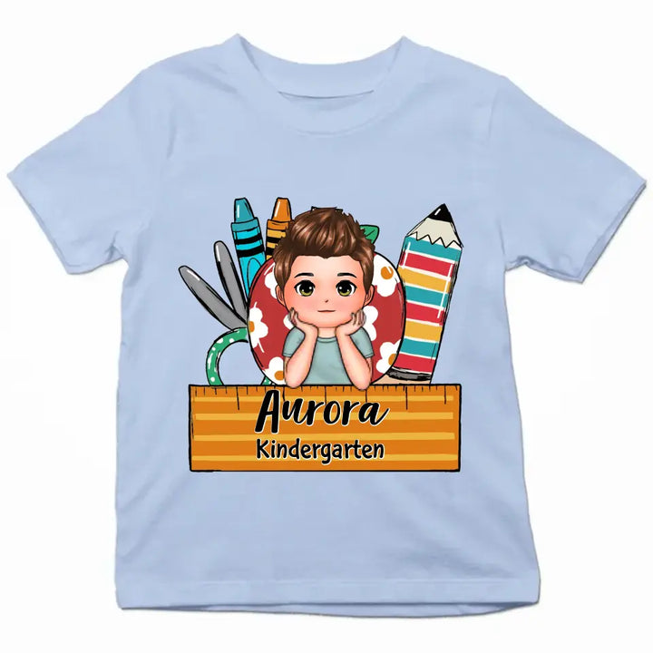 Personalized Custom T-shirt - Birthday, Back To School Gift For Kid - Back To School