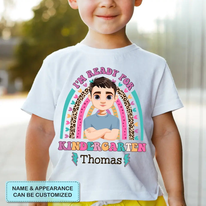 Personalized Custom T-shirt - Birthday, Back To School Gift For Kid - I'm Ready To Crush Kindergarten