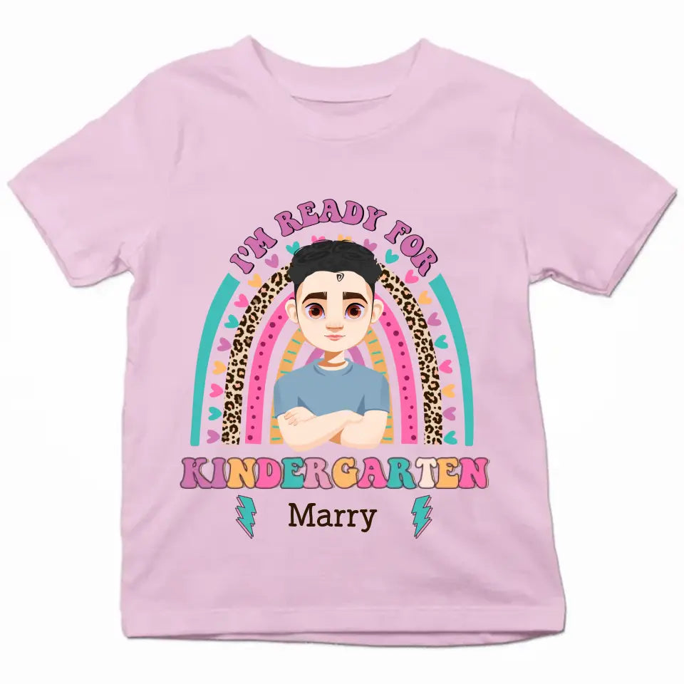 Personalized Custom T-shirt - Birthday, Back To School Gift For Kid - I'm Ready To Crush Kindergarten
