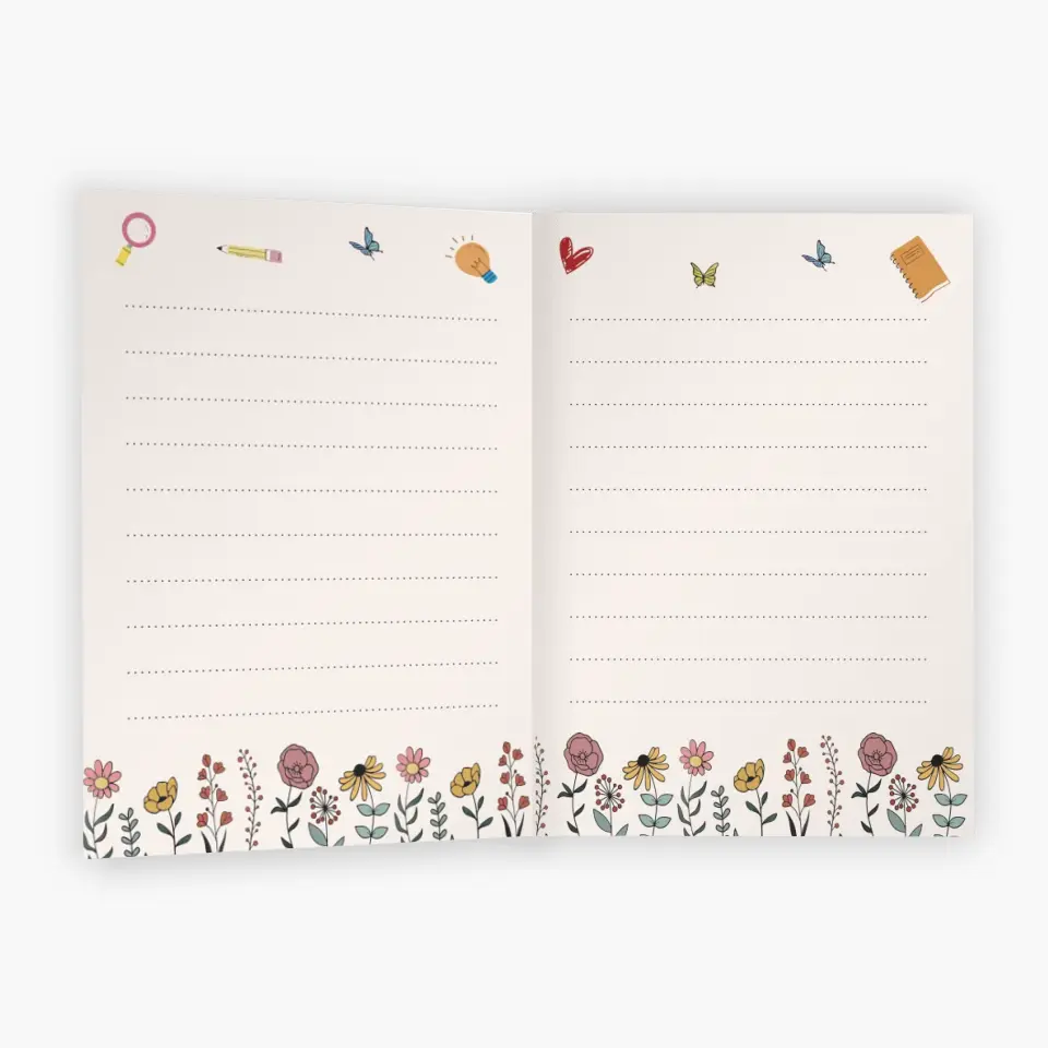 Personalized Custom Greeting Card - Teacher's Day, Birthday Gift For Teacher - Thank You For Helping Me Grow