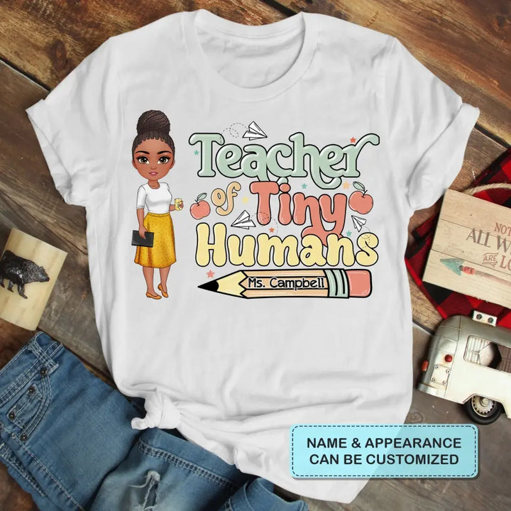 Personalized Custom T-shirt - Teacher's Day Gift For Teacher - Teacher Of Tiny Humans