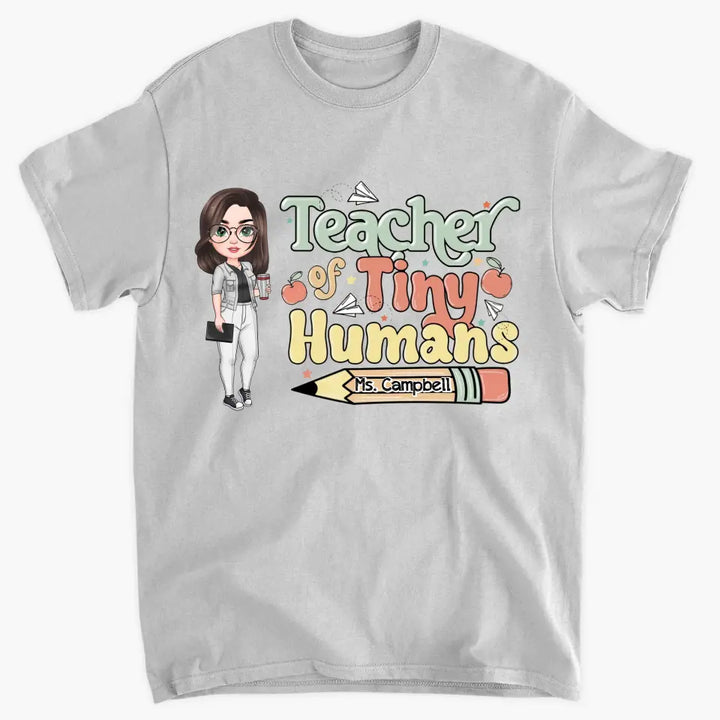 Personalized Custom T-shirt - Teacher's Day Gift For Teacher - Teacher Of Tiny Humans
