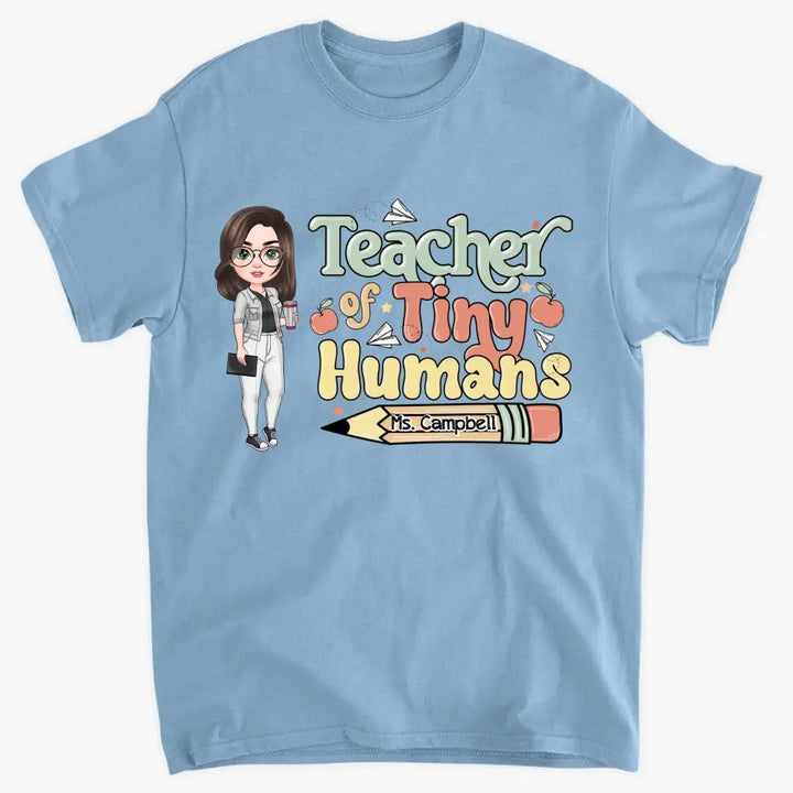 Personalized Custom T-shirt - Teacher's Day Gift For Teacher - Teacher Of Tiny Humans