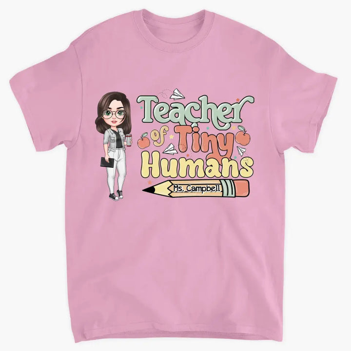 Personalized Custom T-shirt - Teacher's Day Gift For Teacher - Teacher Of Tiny Humans