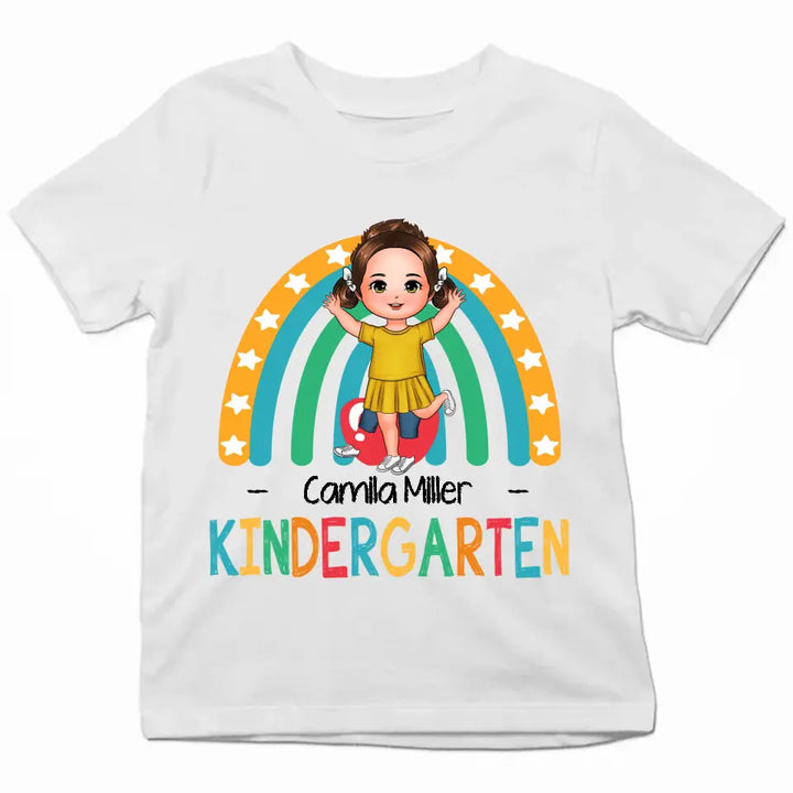 Personalized Custom T-shirt - Birthday, Back To School Gift For Kid - Grade School
