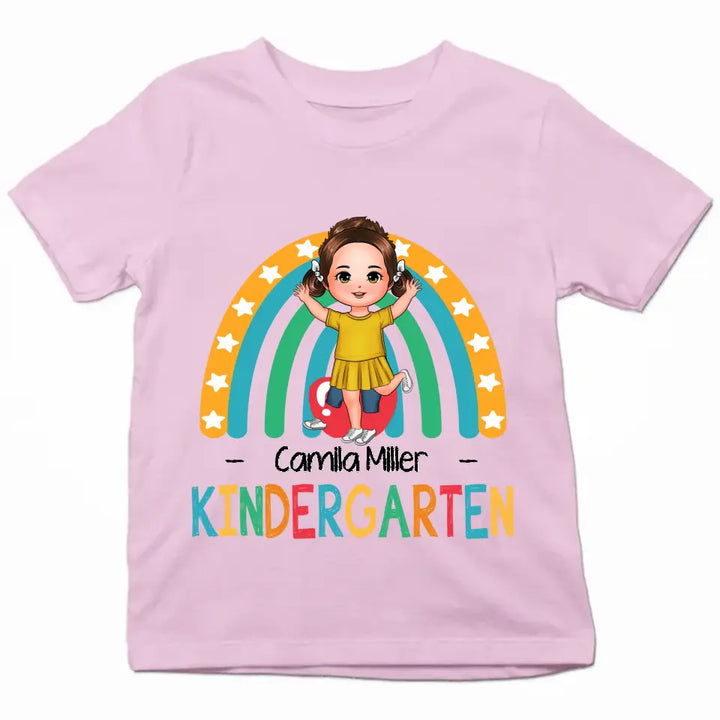 Personalized Custom T-shirt - Birthday, Back To School Gift For Kid - Grade School
