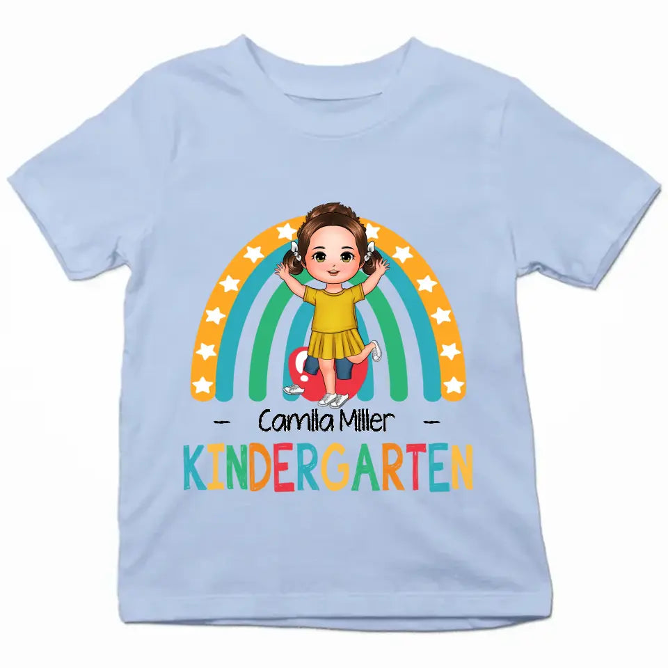 Personalized Custom T-shirt - Birthday, Back To School Gift For Kid - Grade School