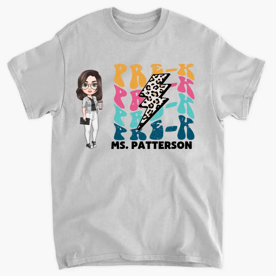 Personalized Custom T-shirt - Teacher's Day, Appreciation Gift For Teacher - Teacher Retro