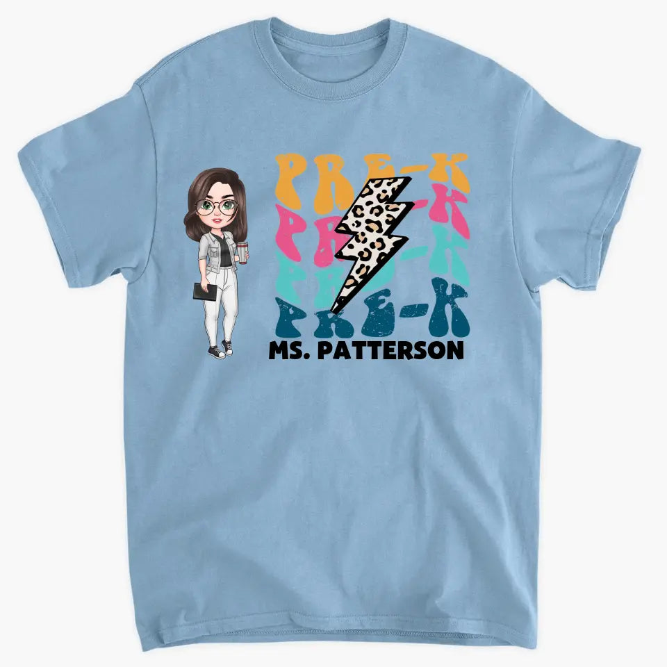 Personalized Custom T-shirt - Teacher's Day, Appreciation Gift For Teacher - Teacher Retro