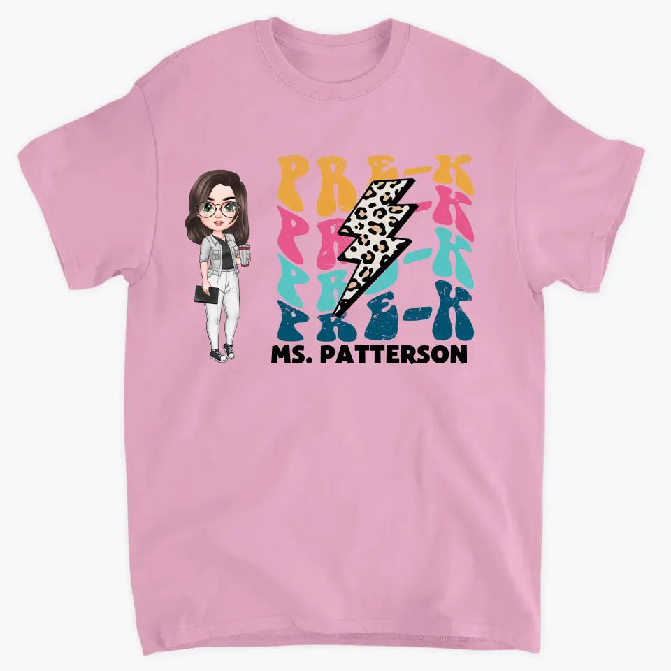 Personalized Custom T-shirt - Teacher's Day, Appreciation Gift For Teacher - Teacher Retro