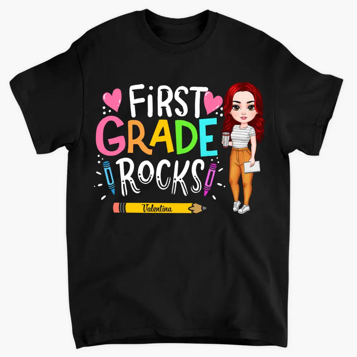 Personalized Custom T-shirt - Teacher's Day, Appreciation Gift For Teacher - School Rock