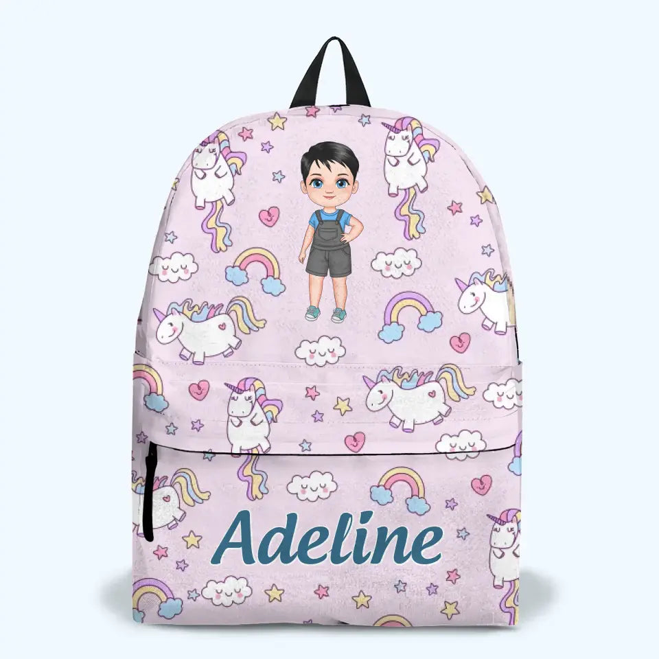 Personalized Custom Backpack - Back To School, Birthday Gift For Kindergarten, Pre-K, 1st Grade, 2nd Grade, 3rd Grade, 4th Grade, 5th Grade Kid - All You Need Is Love
