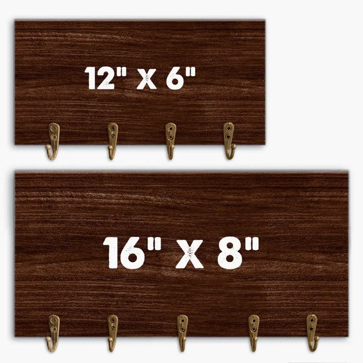 Personalized Custom Key Holder - Mother's Day, Father's Day Gift For Mom, Dad, Family Member - Home Sweet Home Fall Vibe