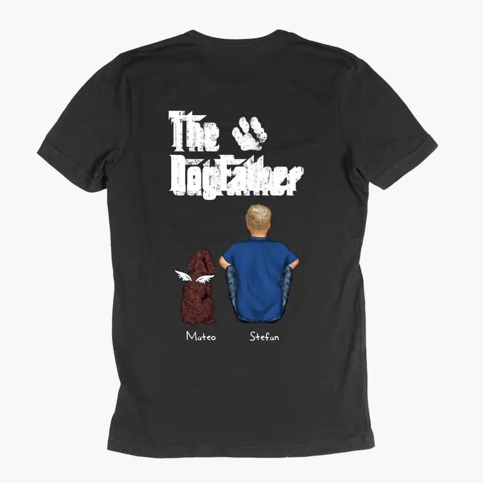 Personalized Custom T-Shirt - Father's Day Gift For Dog Dad, Cat Dad, Pet Lover - The Dog Father