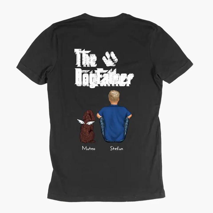 Personalized Custom T-Shirt - Father's Day Gift For Dog Dad, Cat Dad, Pet Lover - The Dog Father