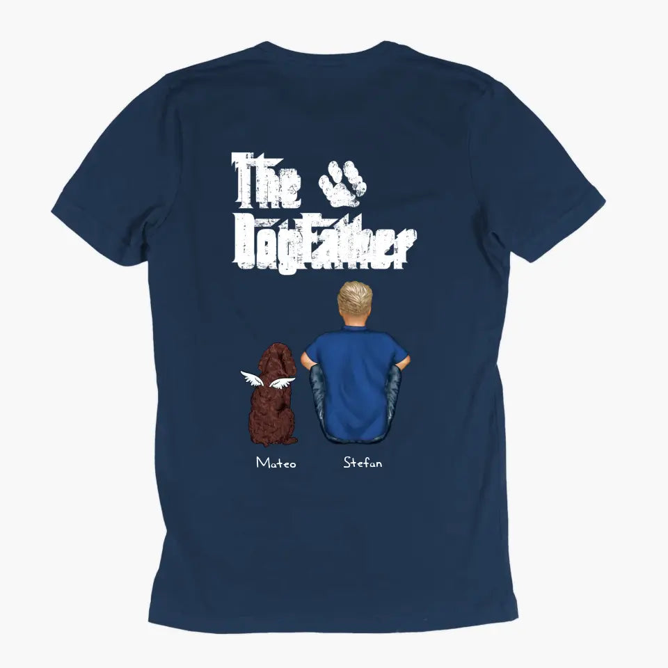 Personalized Custom T-Shirt - Father's Day Gift For Dog Dad, Cat Dad, Pet Lover - The Dog Father