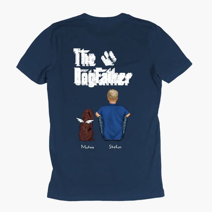Personalized Custom T-Shirt - Father's Day Gift For Dog Dad, Cat Dad, Pet Lover - The Dog Father