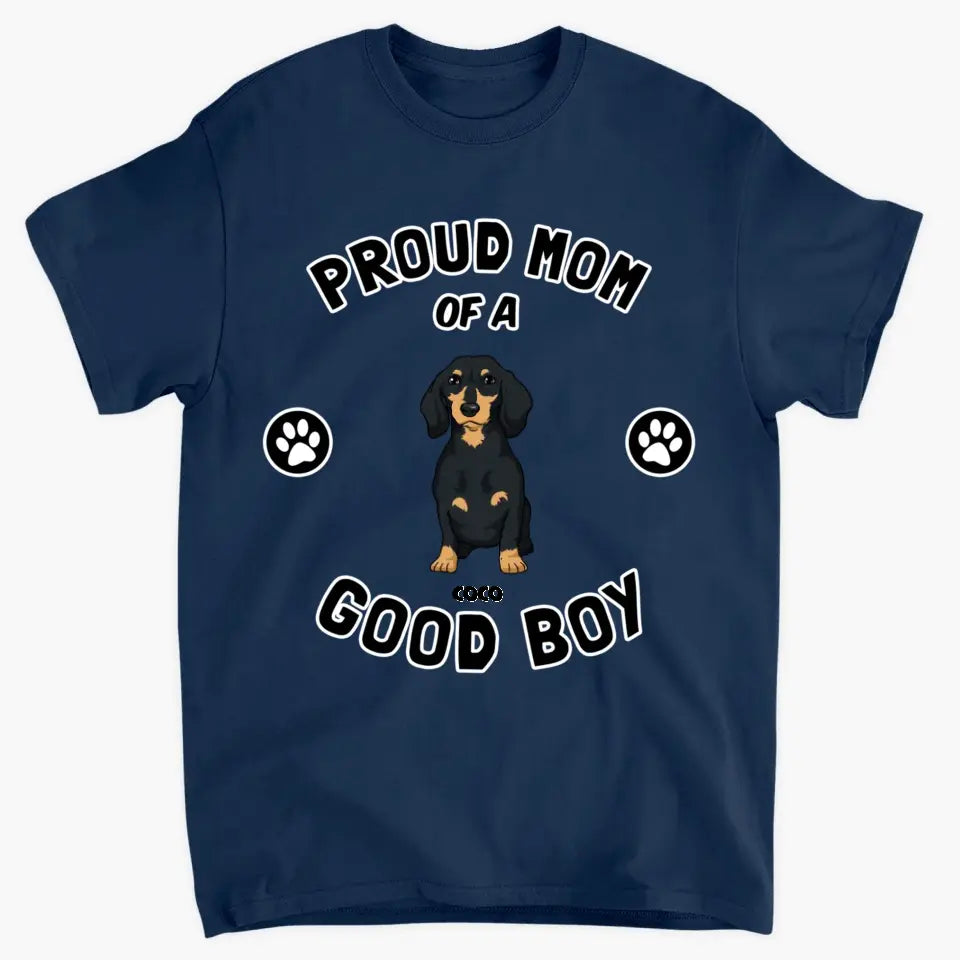 Personalized Custom T-shirt - Birthday Gift For Dog Dad, Dog Mom, Dog Owner - Proud Owner