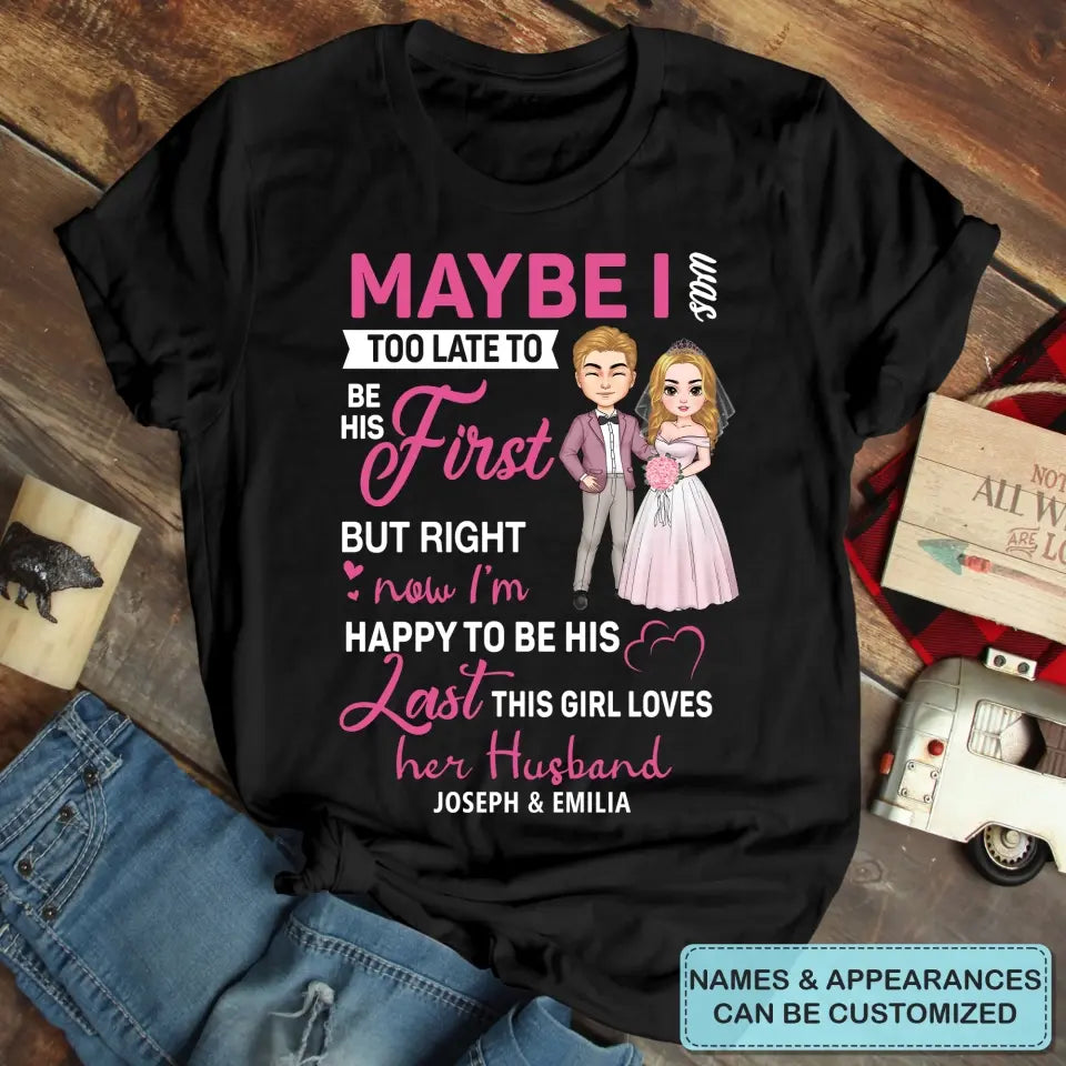 Personalized Custom T-shirt - Anniversary, Wedding Gift For Couple, Husband, Wife - I'm In Love With All The Little Things