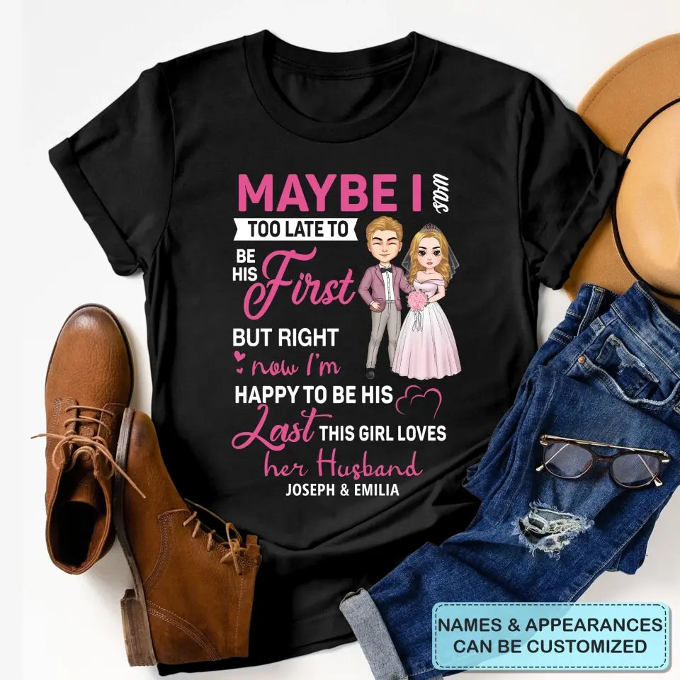 Personalized Custom T-shirt - Anniversary, Wedding Gift For Couple, Husband, Wife - I'm In Love With All The Little Things