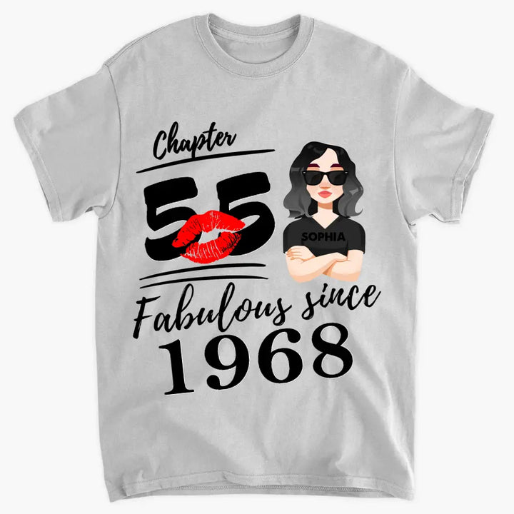 Personalized Custom T-shirt - Mother's Day Gift For Mom, Grandma - Fabulous Since