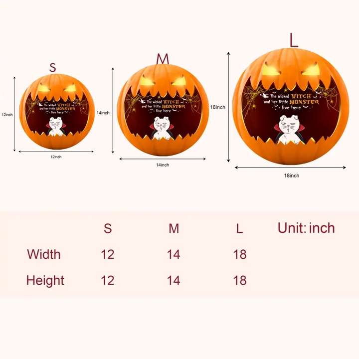 The Wicked Witch And Her Little Monsters Live Here - Personalized Custom Door Sign - Halloween Gift For Cat Mom, Cat Dad, Cat Lover, Cat Owner