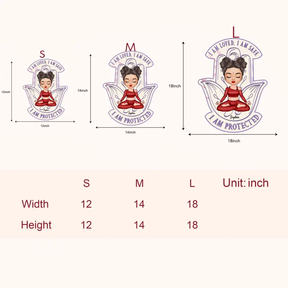 Personalized Custom Door Sign - Home Decor Gift For Yoga Lover - Please Mindful Of The Energy You Bring Into This Place V3