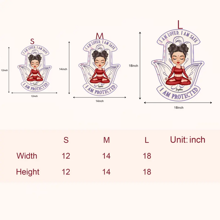 Personalized Custom Door Sign - Home Decor Gift For Yoga Lover - Please Mindful Of The Energy You Bring Into This Place V3