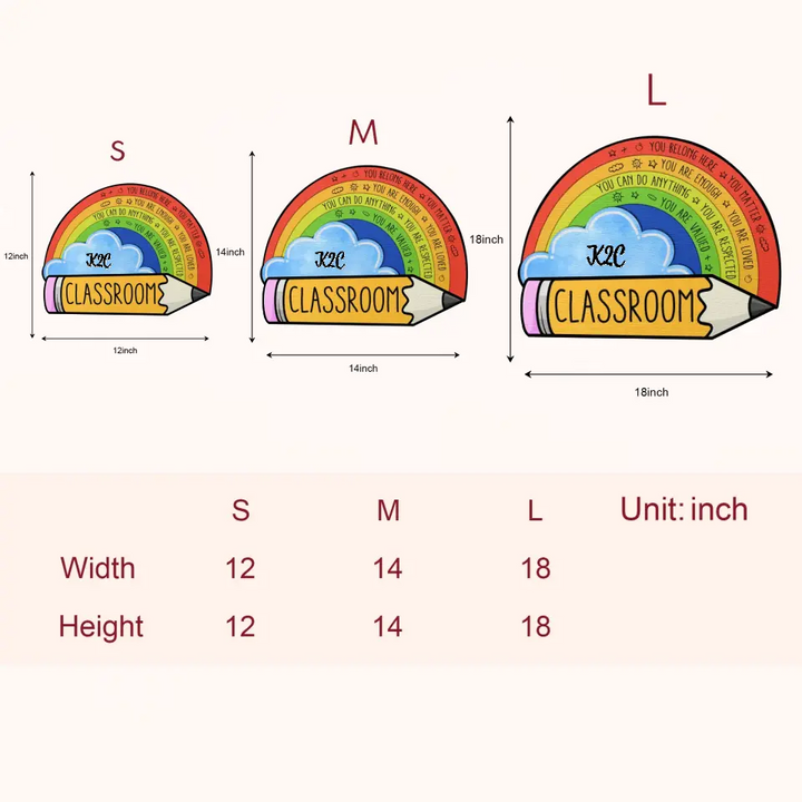 Personalized Custom Door Sign - Welcoming, Birthday, Teacher's Day Gift For Teacher - In My Class