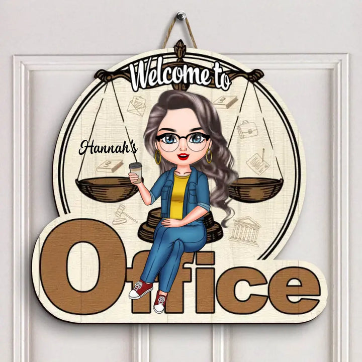 Personalized Door Sign - Gift For Lawyer - Trust Me I'm A Lawyer ARND0014