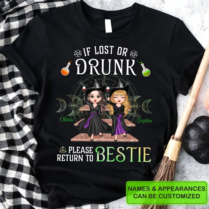 Personalized Custom T-shirt - Halloween Gift For Friends, Besties - I Am The Besties