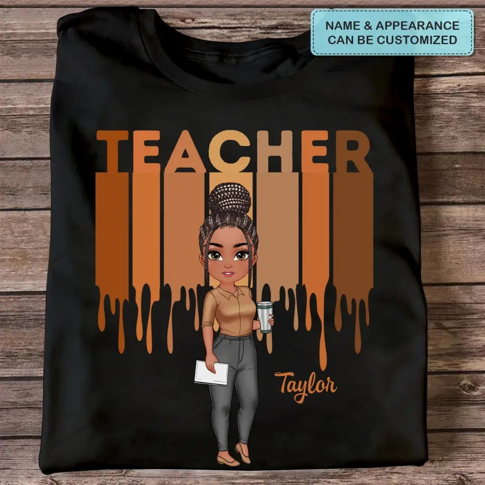 Personalized Custom T-shirt - Teacher's Day, Appreciation Gift For Teacher - Love Teacher Life