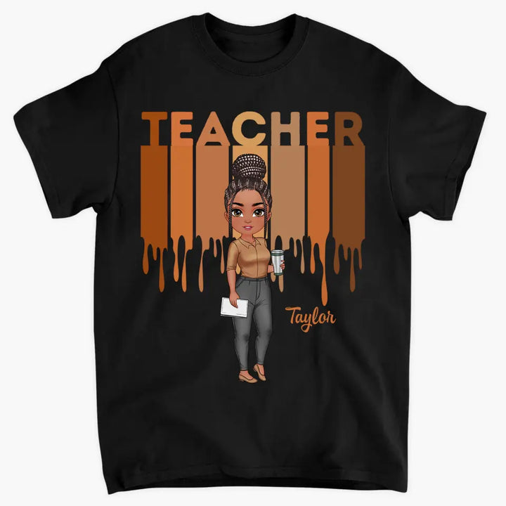 Personalized Custom T-shirt - Teacher's Day, Appreciation Gift For Teacher - Love Teacher Life