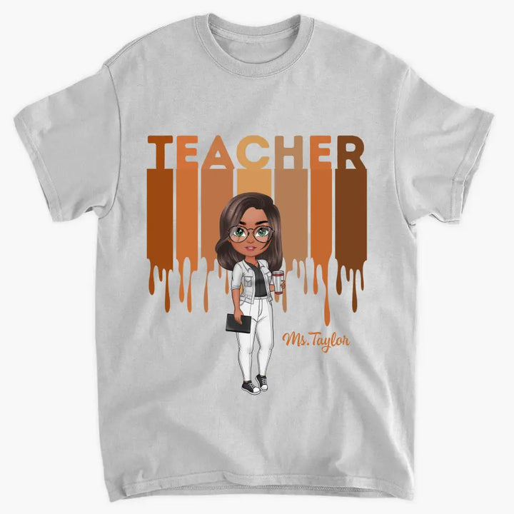Personalized Custom T-shirt - Teacher's Day, Appreciation Gift For Teacher - Love Teacher Life