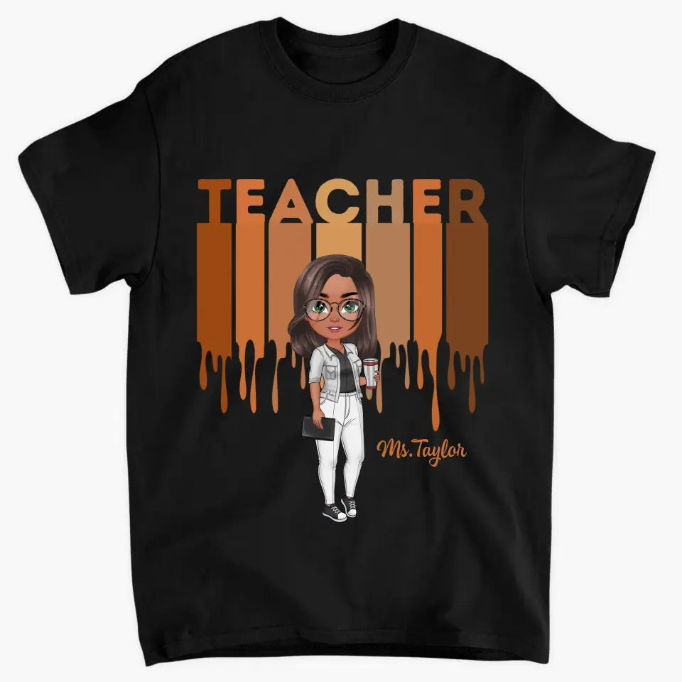 Personalized Custom T-shirt - Teacher's Day, Appreciation Gift For Teacher - Love Teacher Life