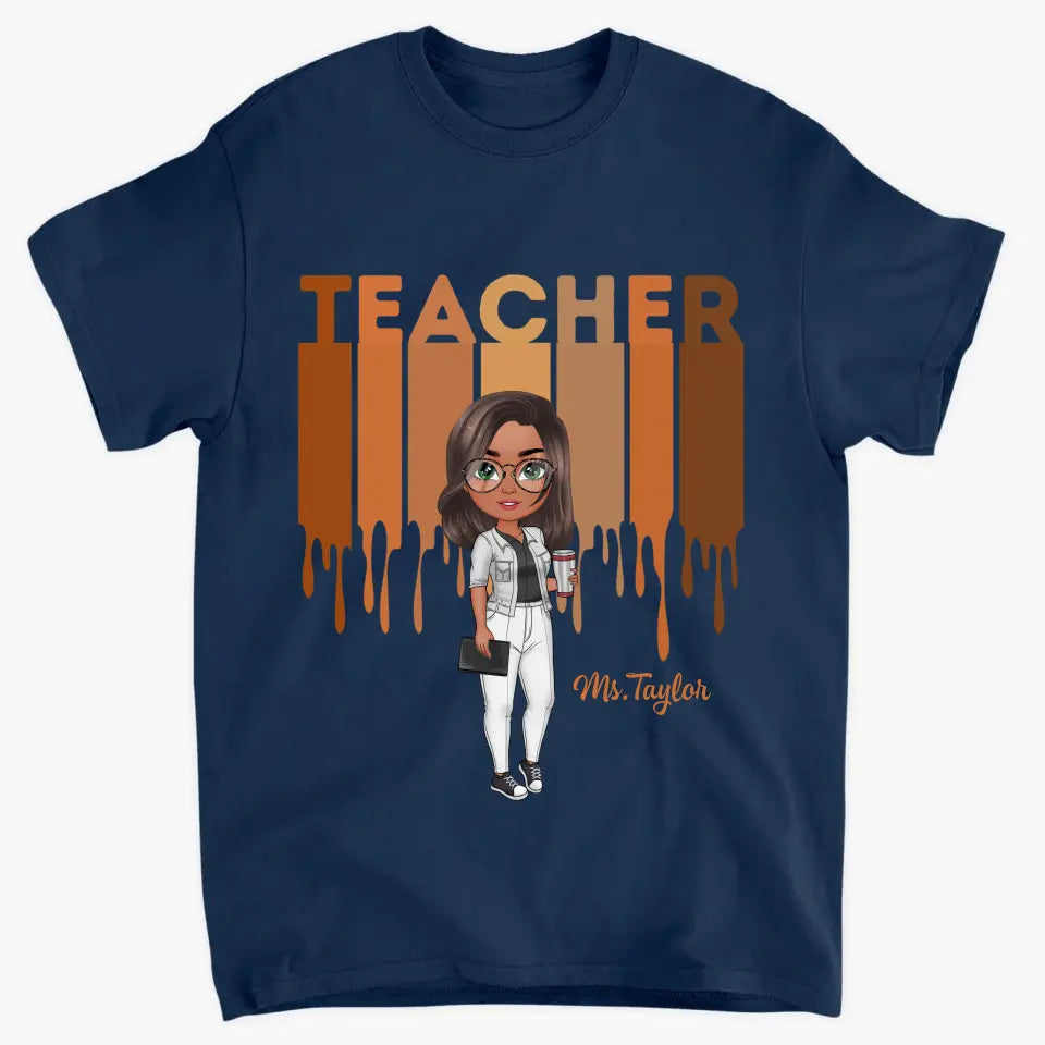 Personalized Custom T-shirt - Teacher's Day, Appreciation Gift For Teacher - Love Teacher Life